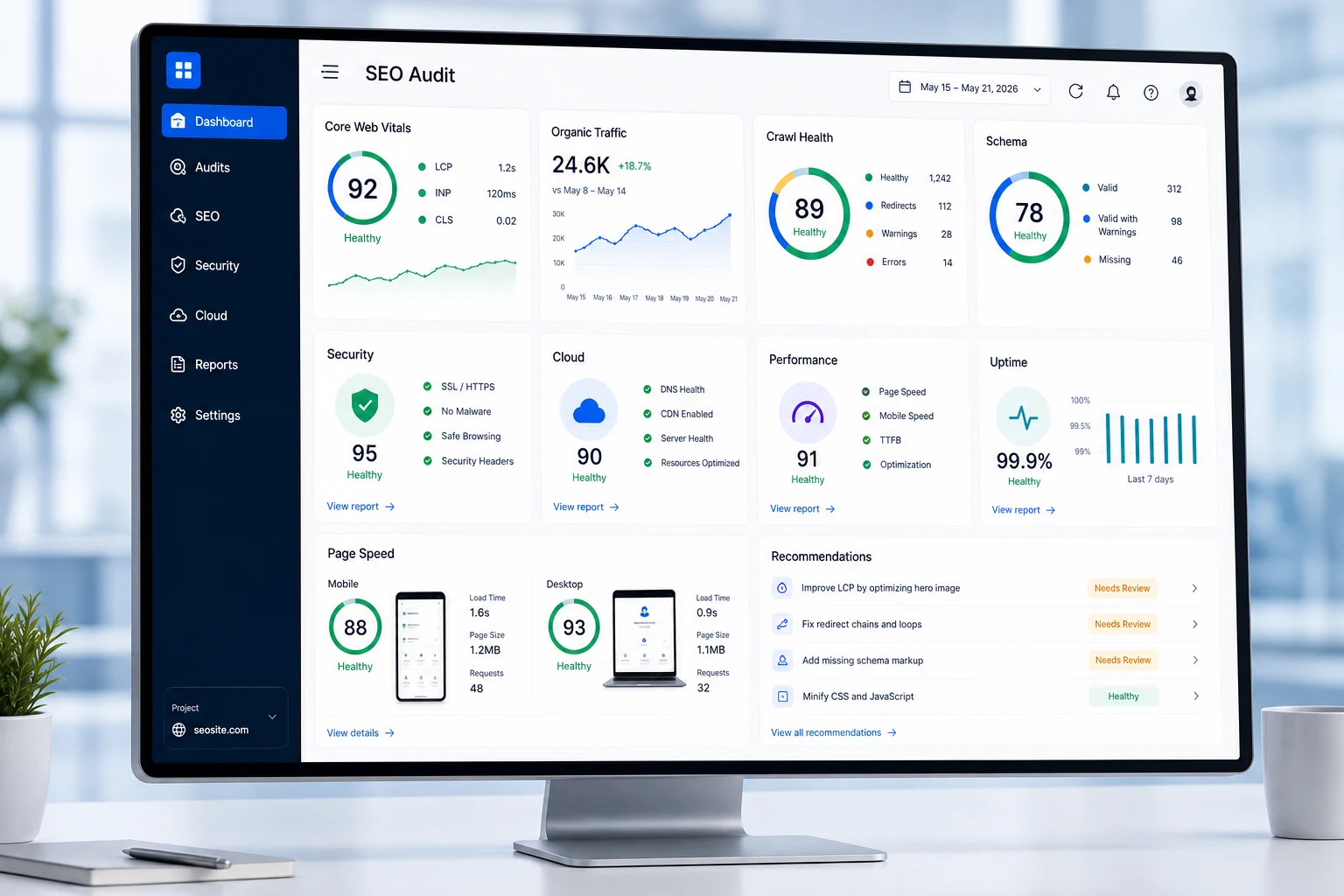 Technical SEO & IT Consulting visual preview
